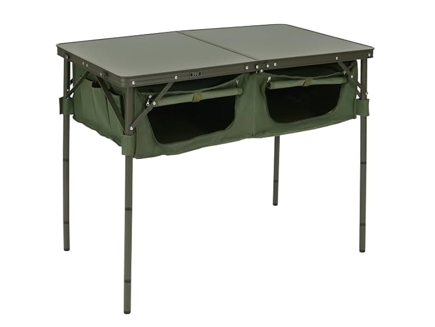 DOD GOOD RACK テーブル DOD「グッドラックテーブル」は収納スペース付き！車の荷室では